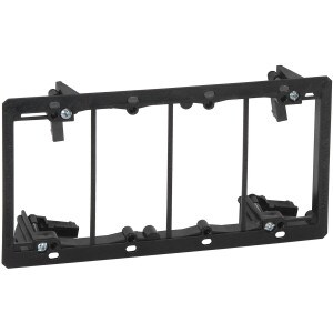 Arlington Industries LV4 Four Gang Low Voltage Mounting Bracket